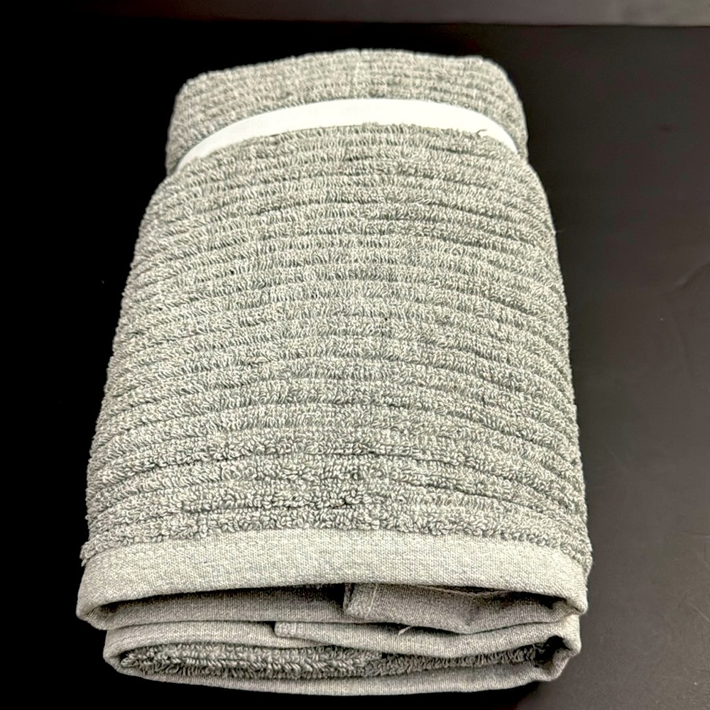 4pc Eco-Melange Bamboo Bath Towel Set - Rayon From Bamboo- Light Grey - Picture 7 of 7
